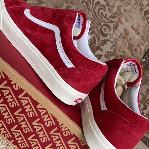 Vans Old Skool Pig Suede Chl Ppr/True White Men’s - Picture 15 of 16